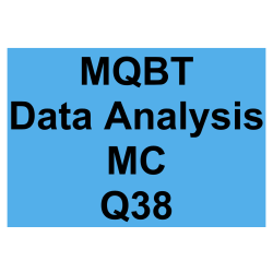 MQBT Data Analysis MC Detailed Solution Question 38